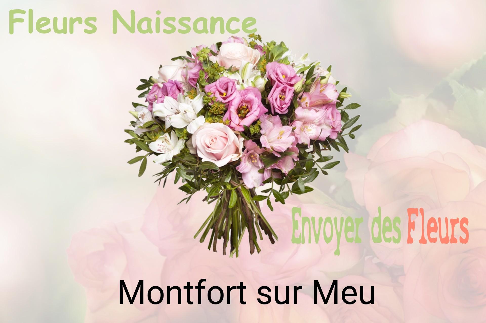 Bouquet de fleurs de naissance livré à Montfort-sur-Meu