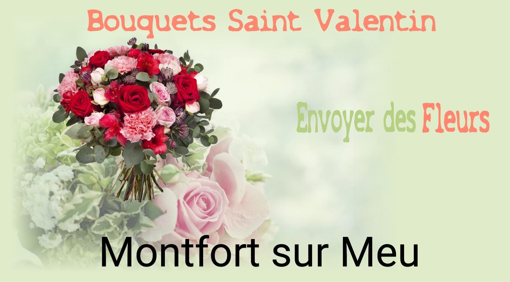 Roses de Saint-Valentin livrées à Montfort-sur-Meu